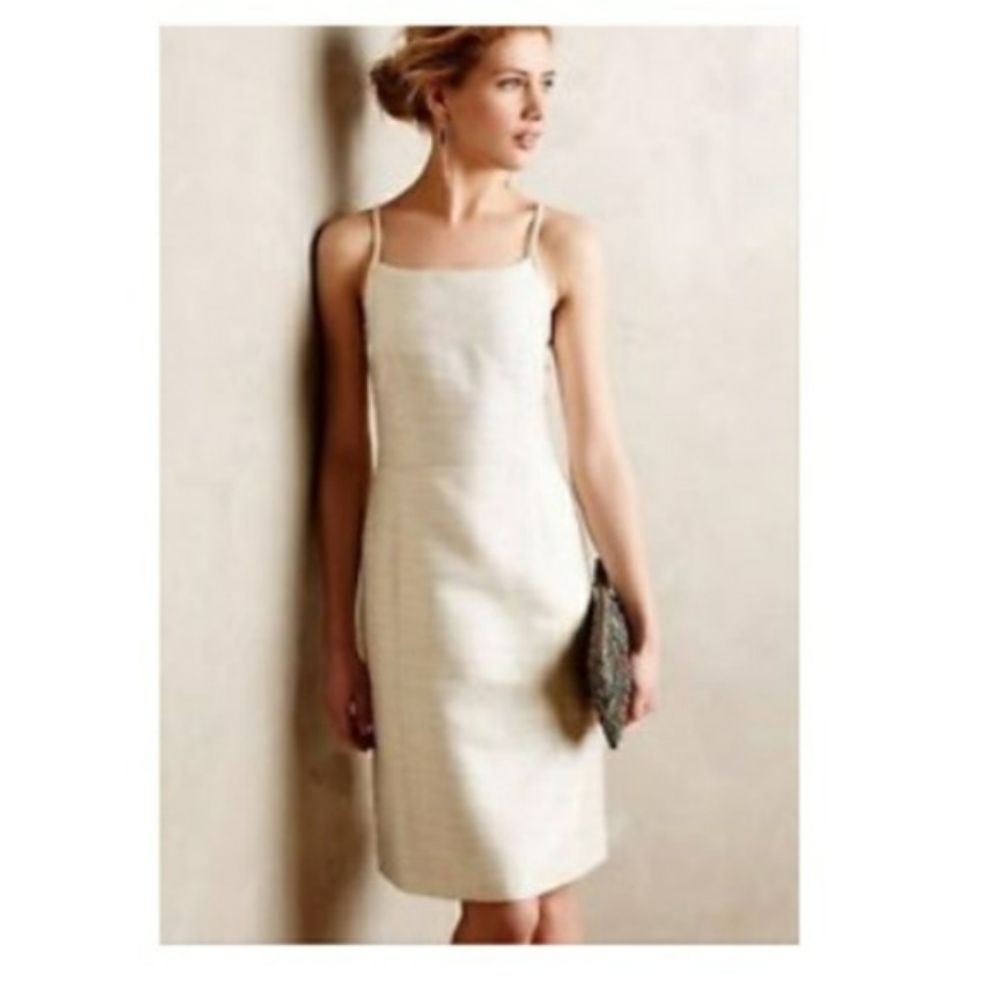 NWT Paper Crown Metallic Cocktail Dress